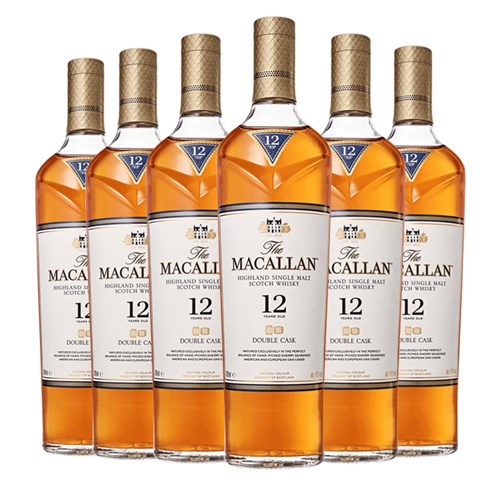 Case of 6 The Macallan Double Cask 12 YO Whisky (6x70cl)